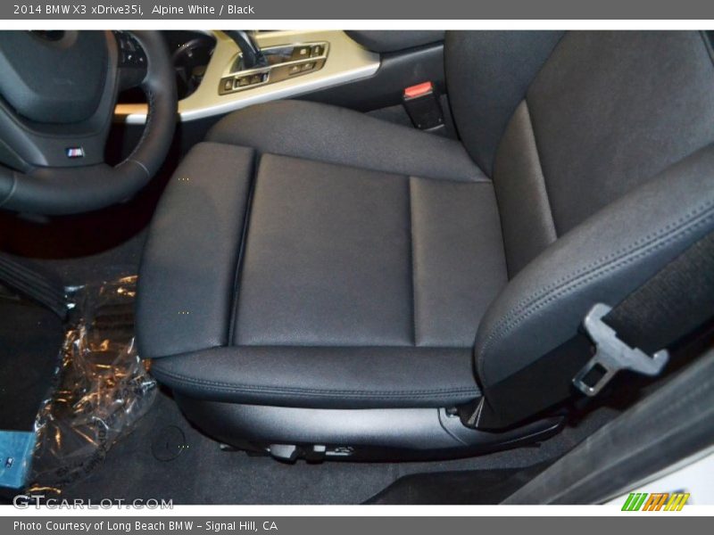Alpine White / Black 2014 BMW X3 xDrive35i