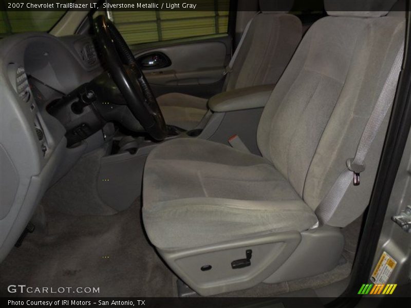 Silverstone Metallic / Light Gray 2007 Chevrolet TrailBlazer LT