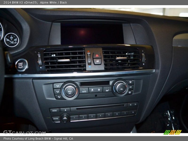 Alpine White / Black 2014 BMW X3 xDrive35i