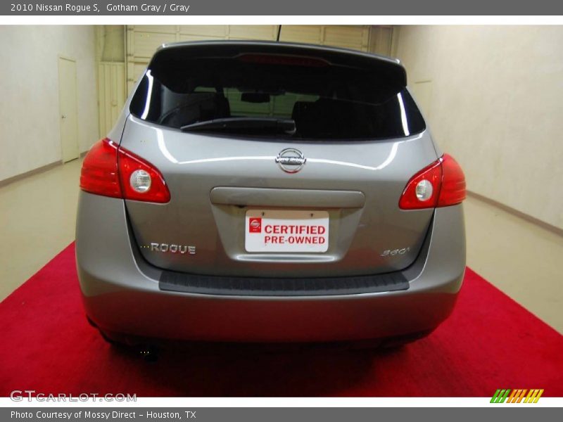 Gotham Gray / Gray 2010 Nissan Rogue S