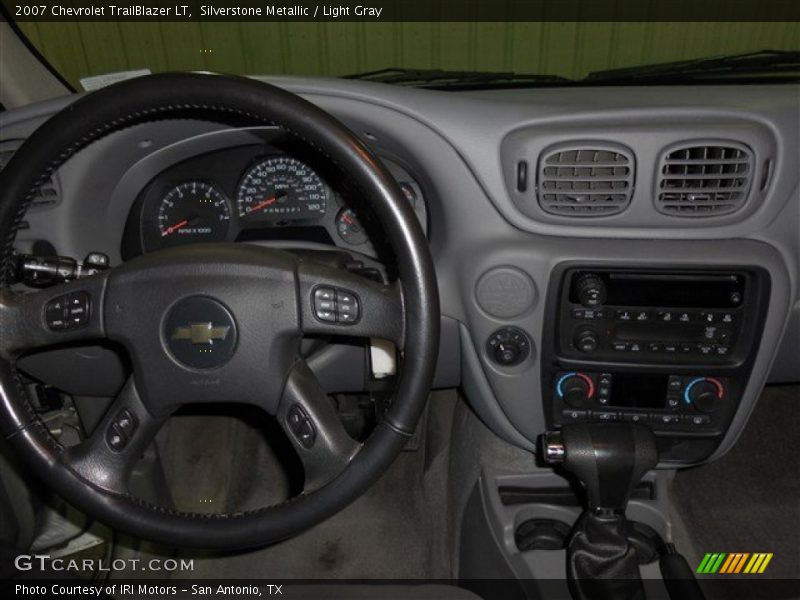 Silverstone Metallic / Light Gray 2007 Chevrolet TrailBlazer LT