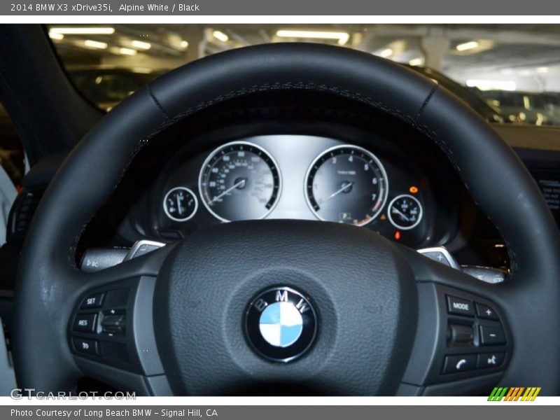 Alpine White / Black 2014 BMW X3 xDrive35i