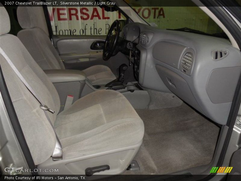 Silverstone Metallic / Light Gray 2007 Chevrolet TrailBlazer LT