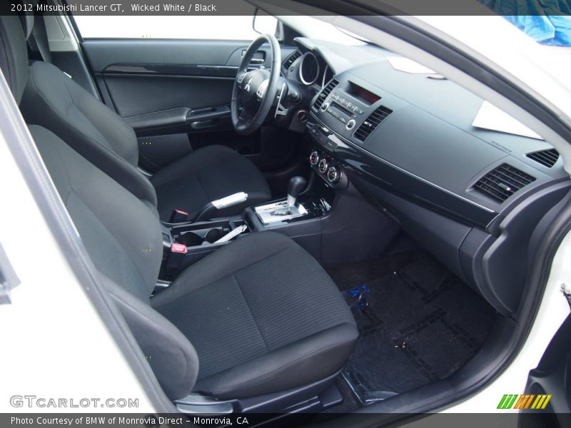 Wicked White / Black 2012 Mitsubishi Lancer GT