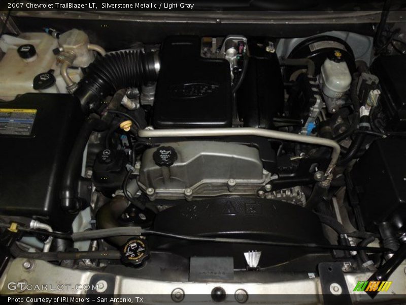 Silverstone Metallic / Light Gray 2007 Chevrolet TrailBlazer LT