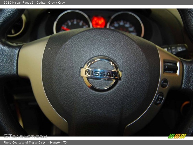 Gotham Gray / Gray 2010 Nissan Rogue S