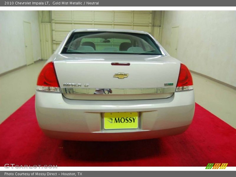 Gold Mist Metallic / Neutral 2010 Chevrolet Impala LT