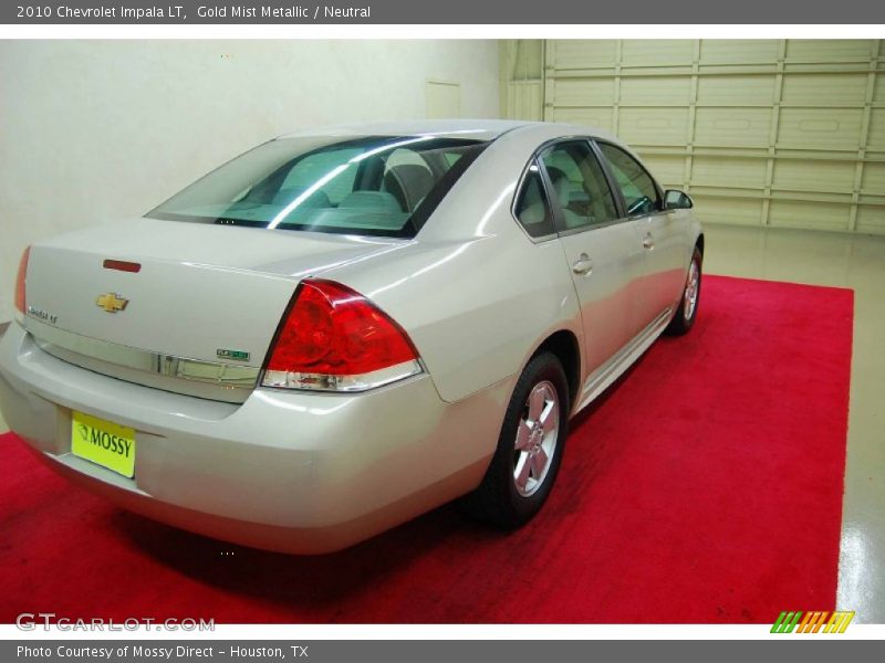 Gold Mist Metallic / Neutral 2010 Chevrolet Impala LT