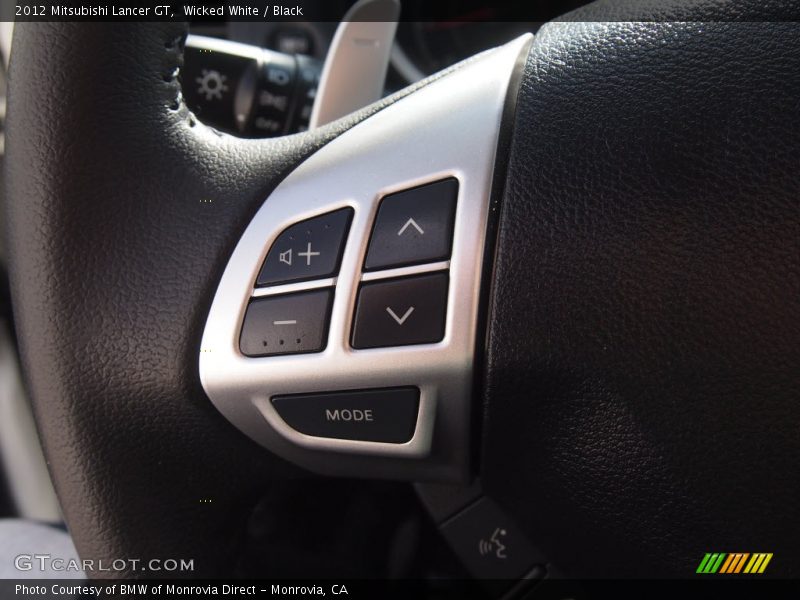 Wicked White / Black 2012 Mitsubishi Lancer GT