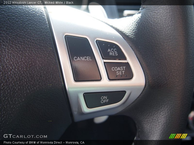 Wicked White / Black 2012 Mitsubishi Lancer GT