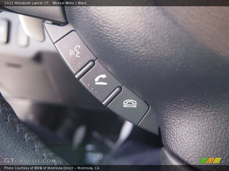 Wicked White / Black 2012 Mitsubishi Lancer GT