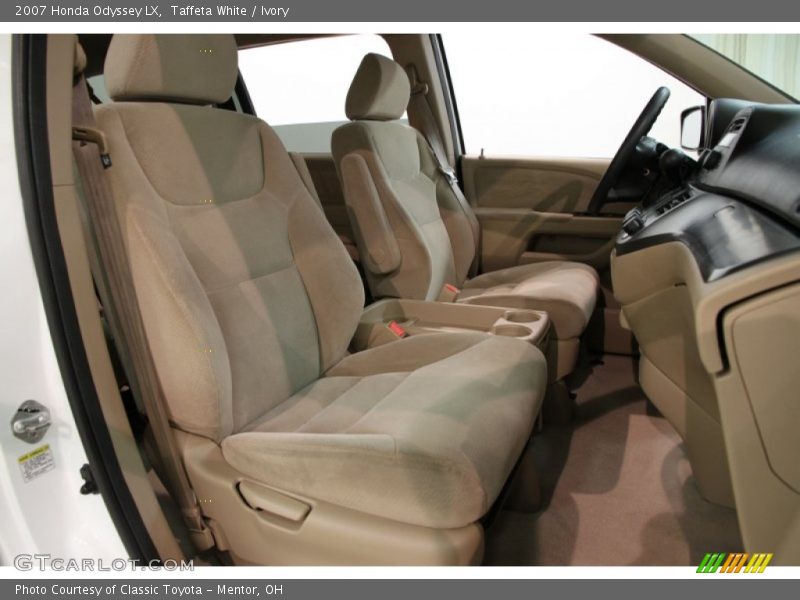 Front Seat of 2007 Odyssey LX