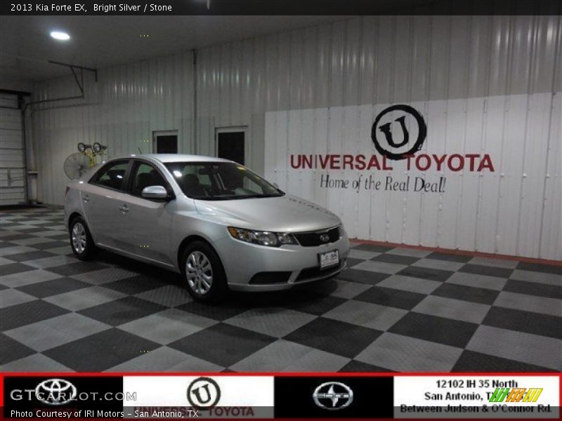 Bright Silver / Stone 2013 Kia Forte EX