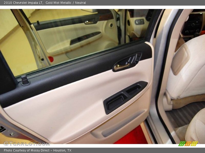 Gold Mist Metallic / Neutral 2010 Chevrolet Impala LT