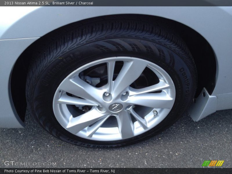 Brilliant Silver / Charcoal 2013 Nissan Altima 2.5 SL