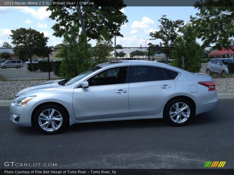 Brilliant Silver / Charcoal 2013 Nissan Altima 2.5 SL