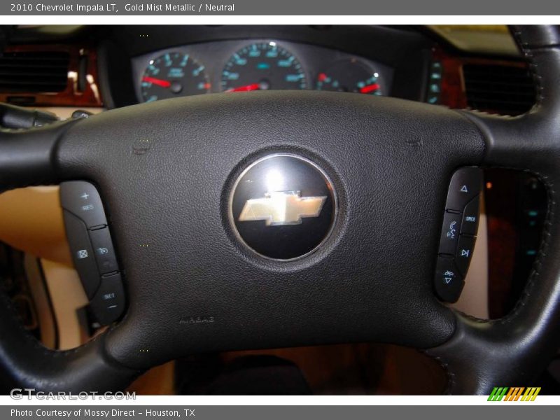 Gold Mist Metallic / Neutral 2010 Chevrolet Impala LT