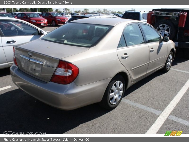Desert Sand Mica / Stone 2003 Toyota Camry LE