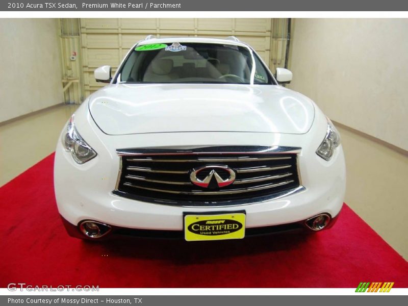 Premium White Pearl / Parchment 2010 Acura TSX Sedan