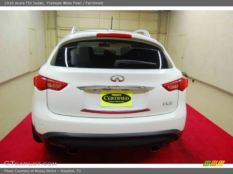 Premium White Pearl / Parchment 2010 Acura TSX Sedan