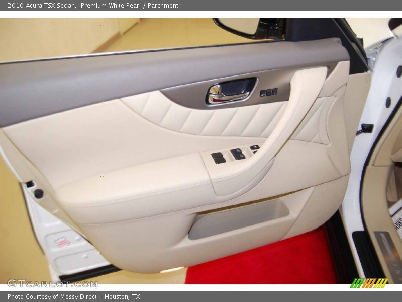 Premium White Pearl / Parchment 2010 Acura TSX Sedan