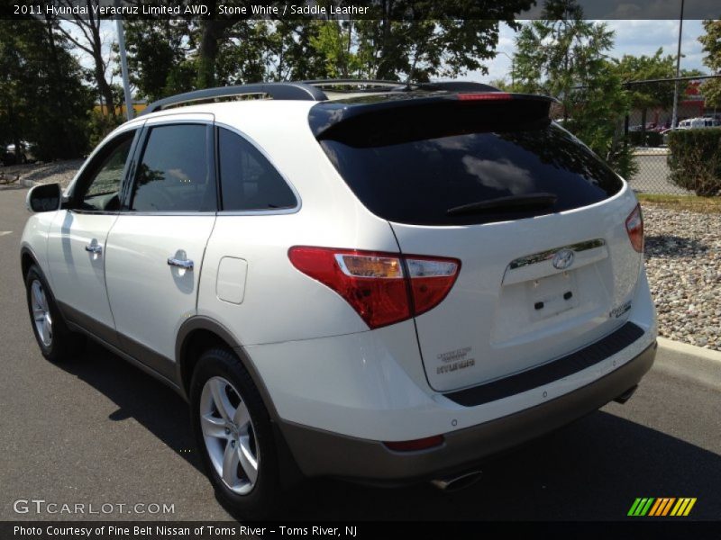Stone White / Saddle Leather 2011 Hyundai Veracruz Limited AWD