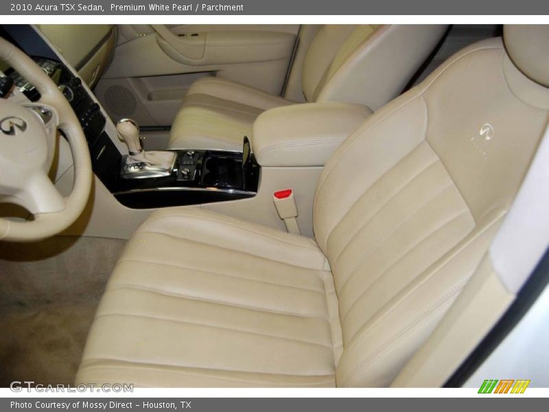 Premium White Pearl / Parchment 2010 Acura TSX Sedan