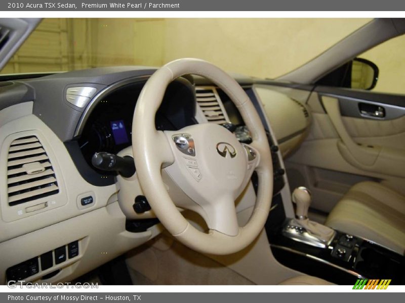 Premium White Pearl / Parchment 2010 Acura TSX Sedan