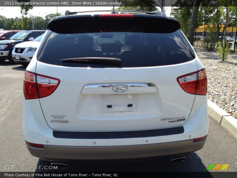 Stone White / Saddle Leather 2011 Hyundai Veracruz Limited AWD