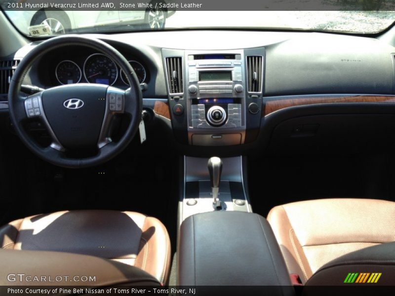 Stone White / Saddle Leather 2011 Hyundai Veracruz Limited AWD