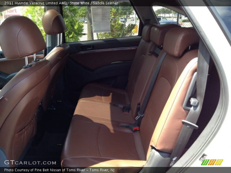 Stone White / Saddle Leather 2011 Hyundai Veracruz Limited AWD