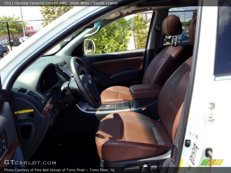 Stone White / Saddle Leather 2011 Hyundai Veracruz Limited AWD