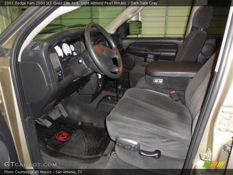 Light Almond Pearl Metallic / Dark Slate Gray 2003 Dodge Ram 2500 SLT Quad Cab 4x4