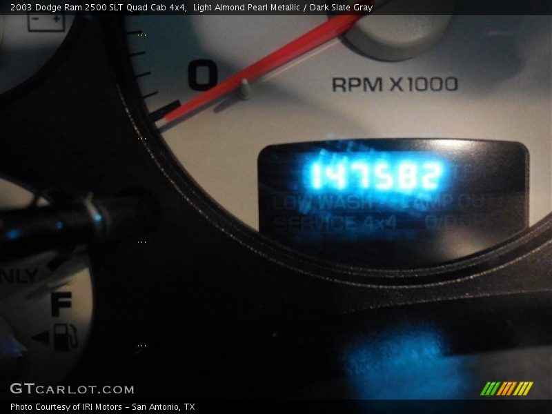 Light Almond Pearl Metallic / Dark Slate Gray 2003 Dodge Ram 2500 SLT Quad Cab 4x4