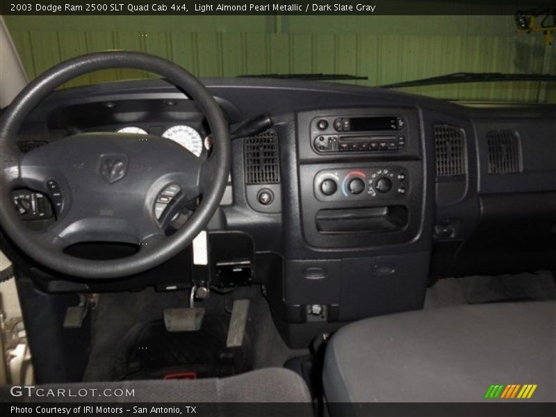 Light Almond Pearl Metallic / Dark Slate Gray 2003 Dodge Ram 2500 SLT Quad Cab 4x4