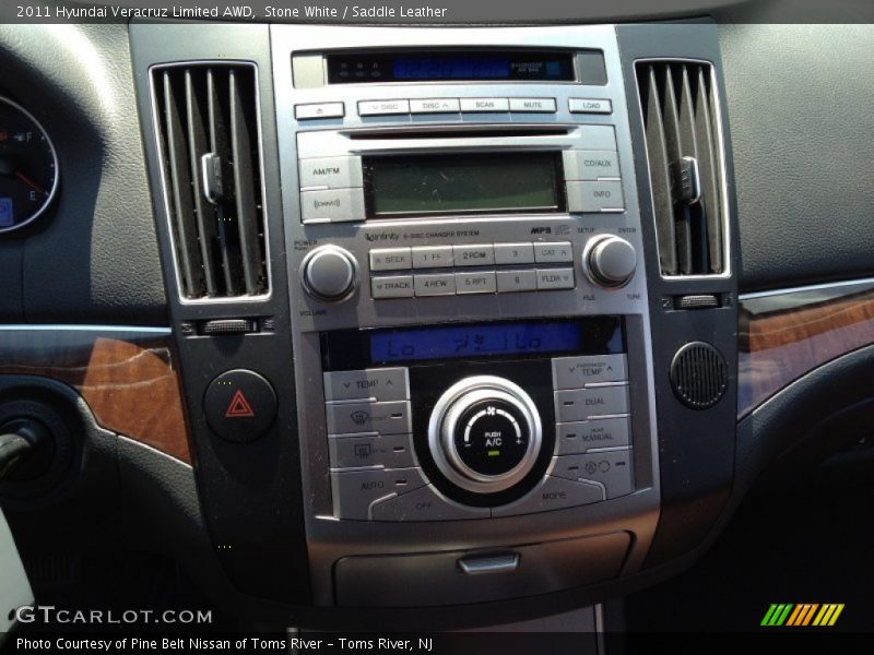 Stone White / Saddle Leather 2011 Hyundai Veracruz Limited AWD