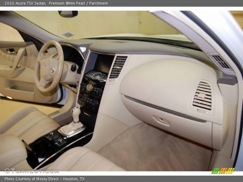 Premium White Pearl / Parchment 2010 Acura TSX Sedan