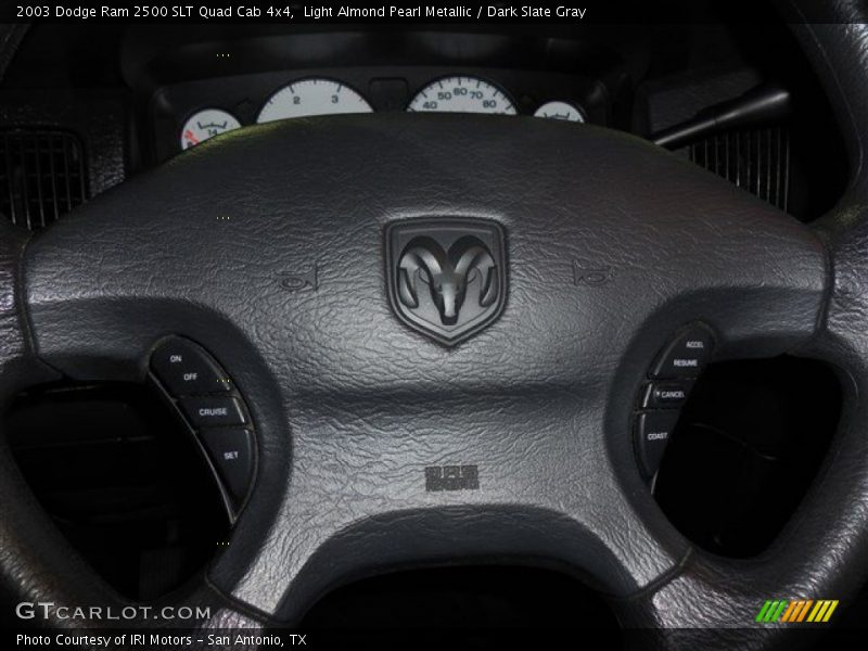 Light Almond Pearl Metallic / Dark Slate Gray 2003 Dodge Ram 2500 SLT Quad Cab 4x4