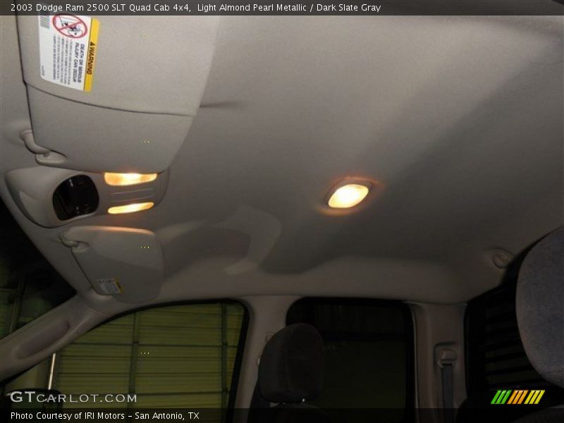 Light Almond Pearl Metallic / Dark Slate Gray 2003 Dodge Ram 2500 SLT Quad Cab 4x4