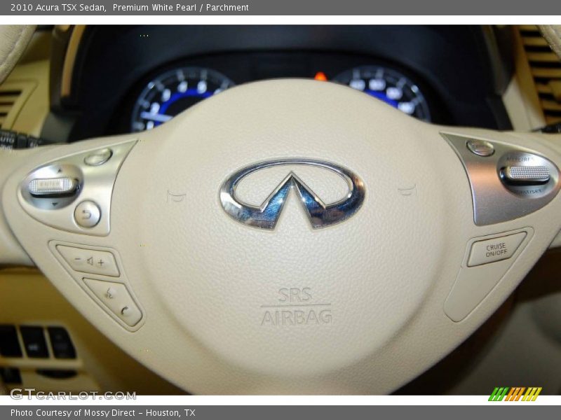 Premium White Pearl / Parchment 2010 Acura TSX Sedan