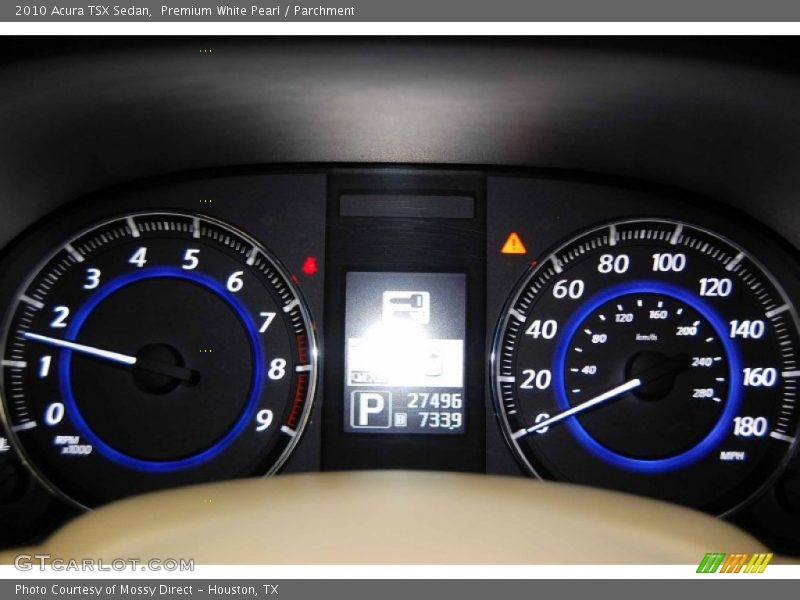 Premium White Pearl / Parchment 2010 Acura TSX Sedan