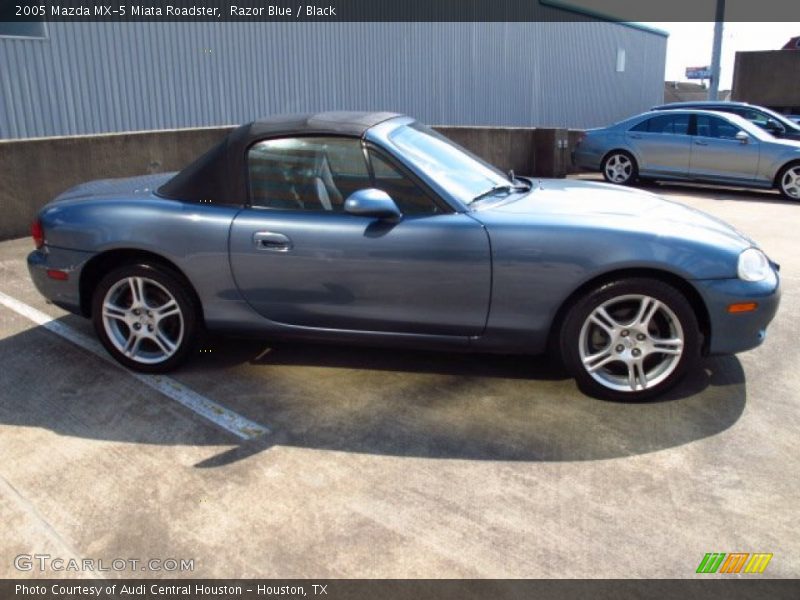 Razor Blue / Black 2005 Mazda MX-5 Miata Roadster