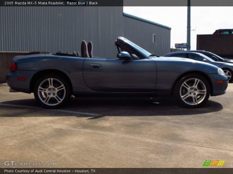 Razor Blue / Black 2005 Mazda MX-5 Miata Roadster