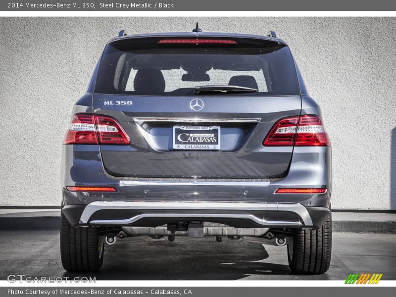 Steel Grey Metallic / Black 2014 Mercedes-Benz ML 350