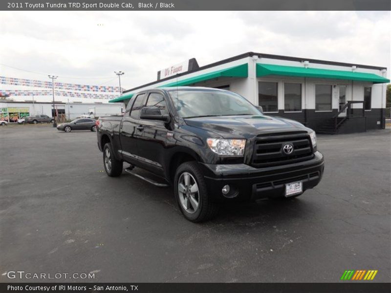 Black / Black 2011 Toyota Tundra TRD Sport Double Cab