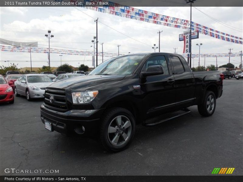 Black / Black 2011 Toyota Tundra TRD Sport Double Cab
