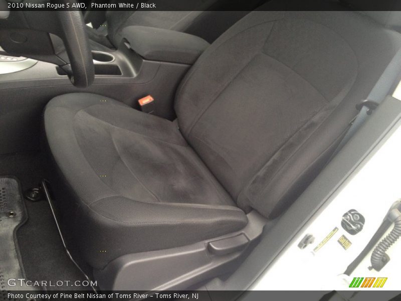 Phantom White / Black 2010 Nissan Rogue S AWD