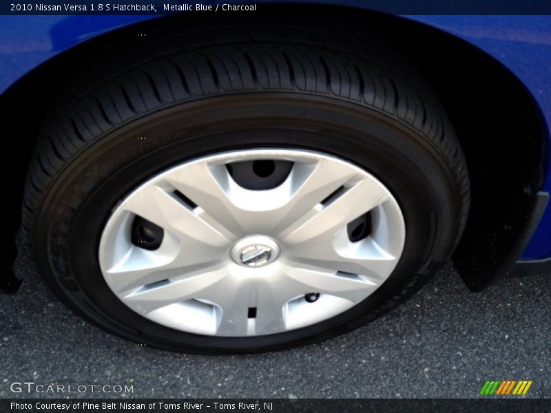 Metallic Blue / Charcoal 2010 Nissan Versa 1.8 S Hatchback