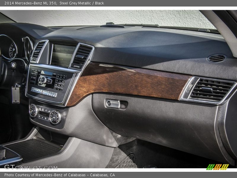Steel Grey Metallic / Black 2014 Mercedes-Benz ML 350