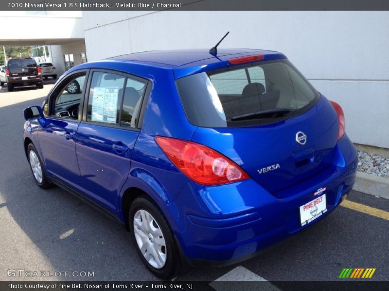 Metallic Blue / Charcoal 2010 Nissan Versa 1.8 S Hatchback